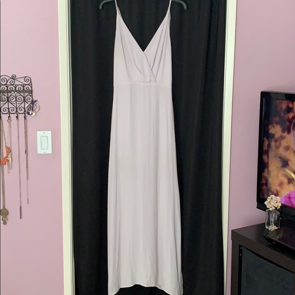 LUSH lavender dress with side slit